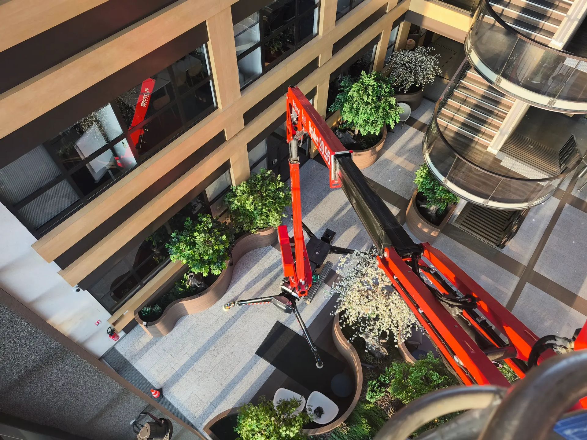 Travaux sur nacelle 11