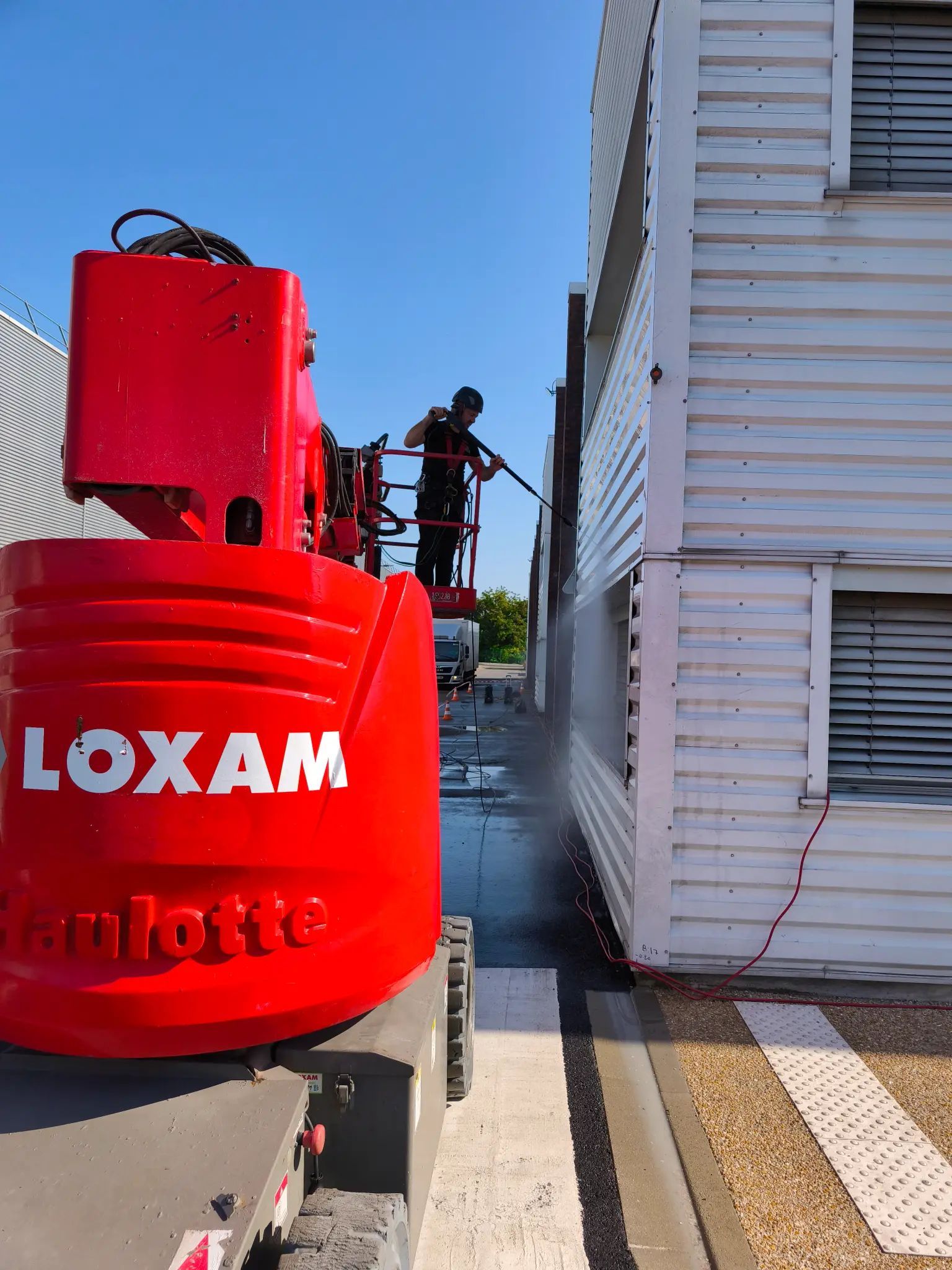 Travaux sur nacelle 7