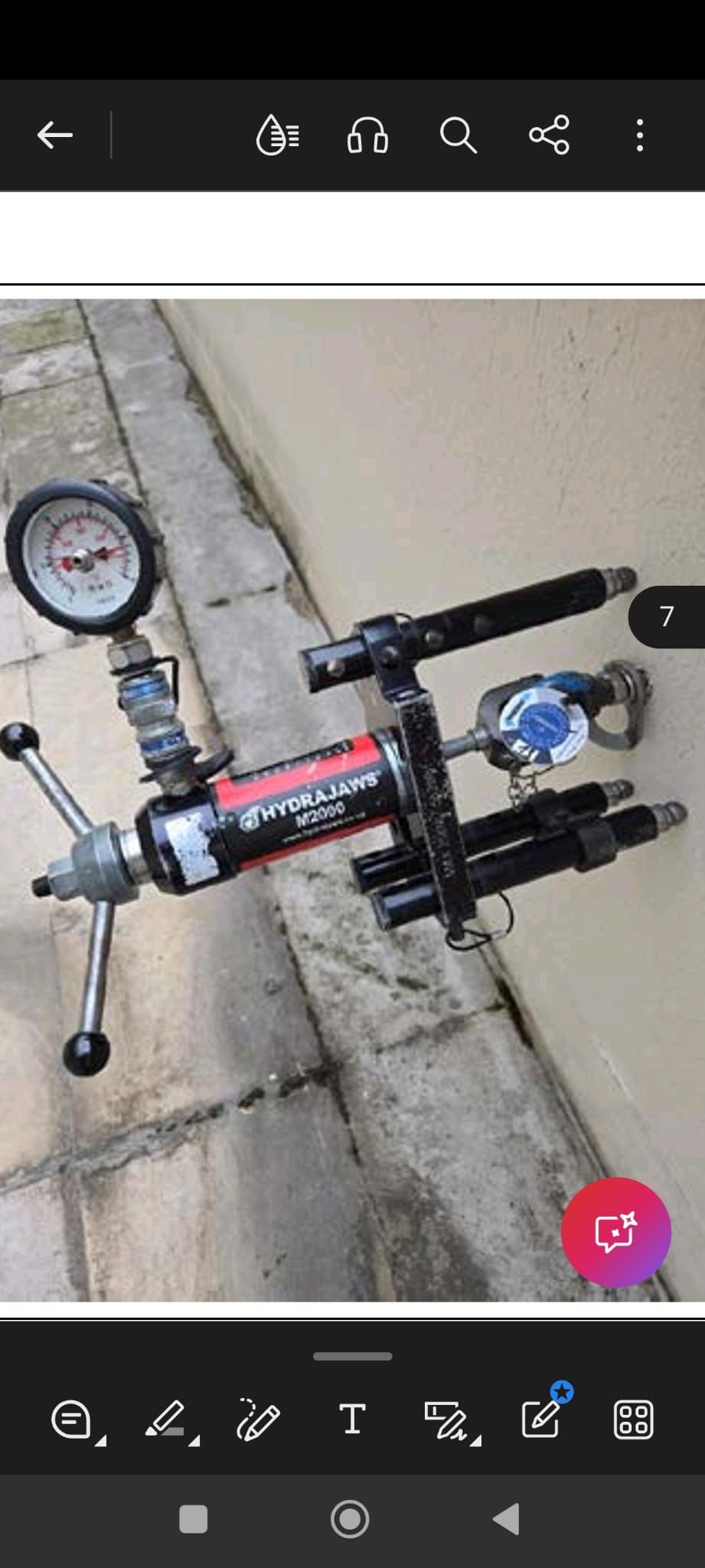 Testeur d'ancrage Hydrajaws