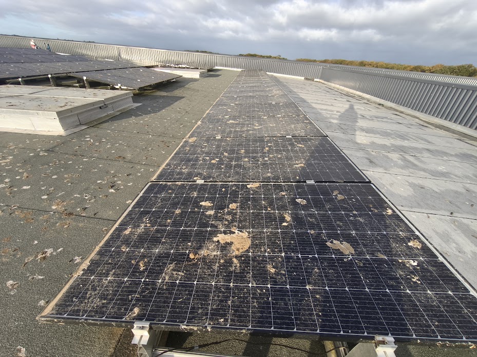 Nettoyage de panneaux solaires